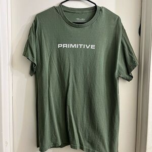 Primitive Men's Olive Green Tee